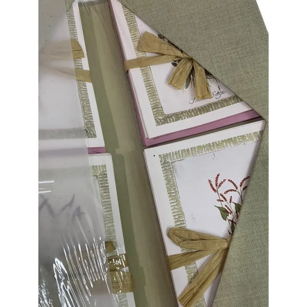 Book of Notes Botanicals New 24 Note Cards and Envelopes 4 Designs